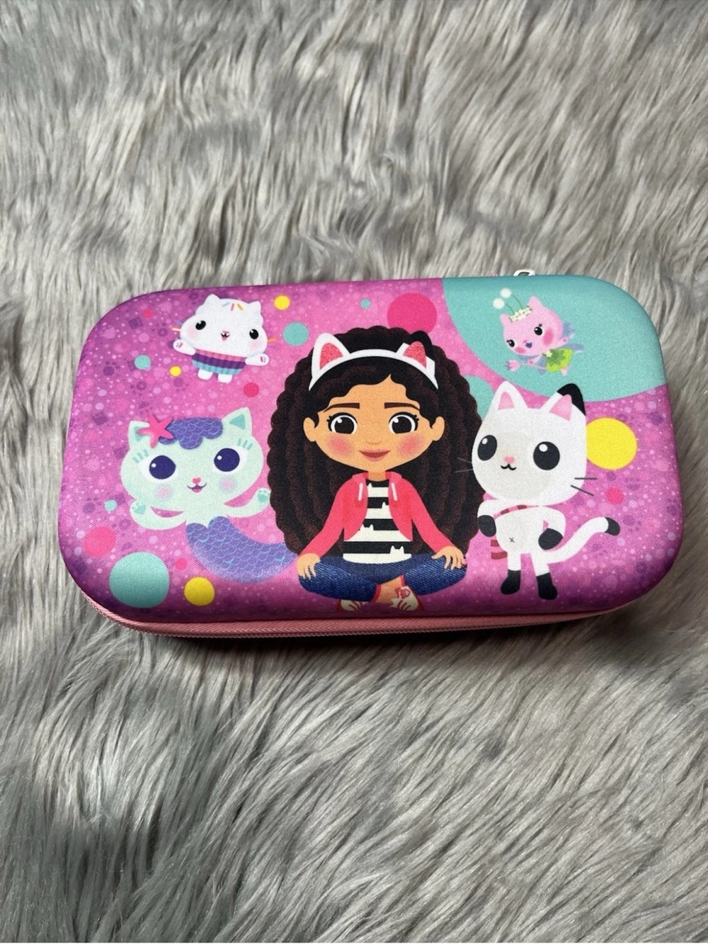 Gabbys Dollhouse Zip Open Pencil Marker School Supply Case